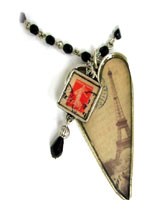 Collage Necklace