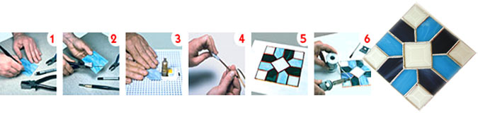 stained glass step by step