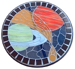Planets Mosaic Table