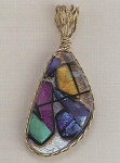 Dichroic Glass Pendant