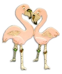 Flamingos Figurine