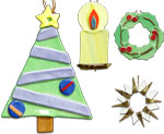 Wasser Holiday Ornaments