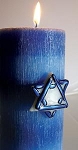 Star of David Candle Bling