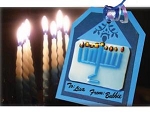 Menorah Gift Tag