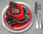 Holiday Place Card Holder