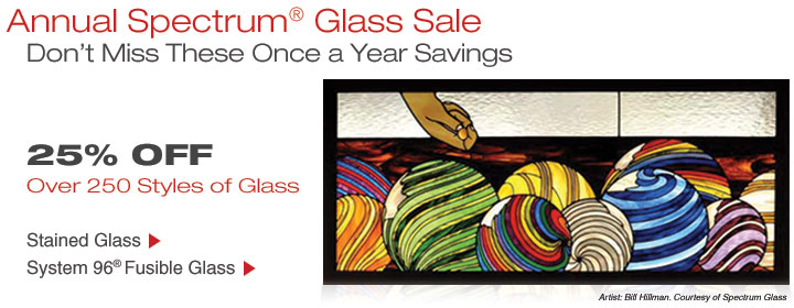 Annual Spectrum Glass Sale