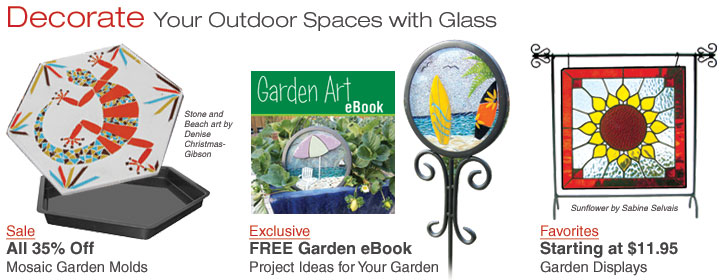 Decorate Your Outdoor Spaces with Glass