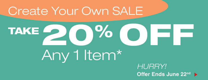 Create Your Own Sale