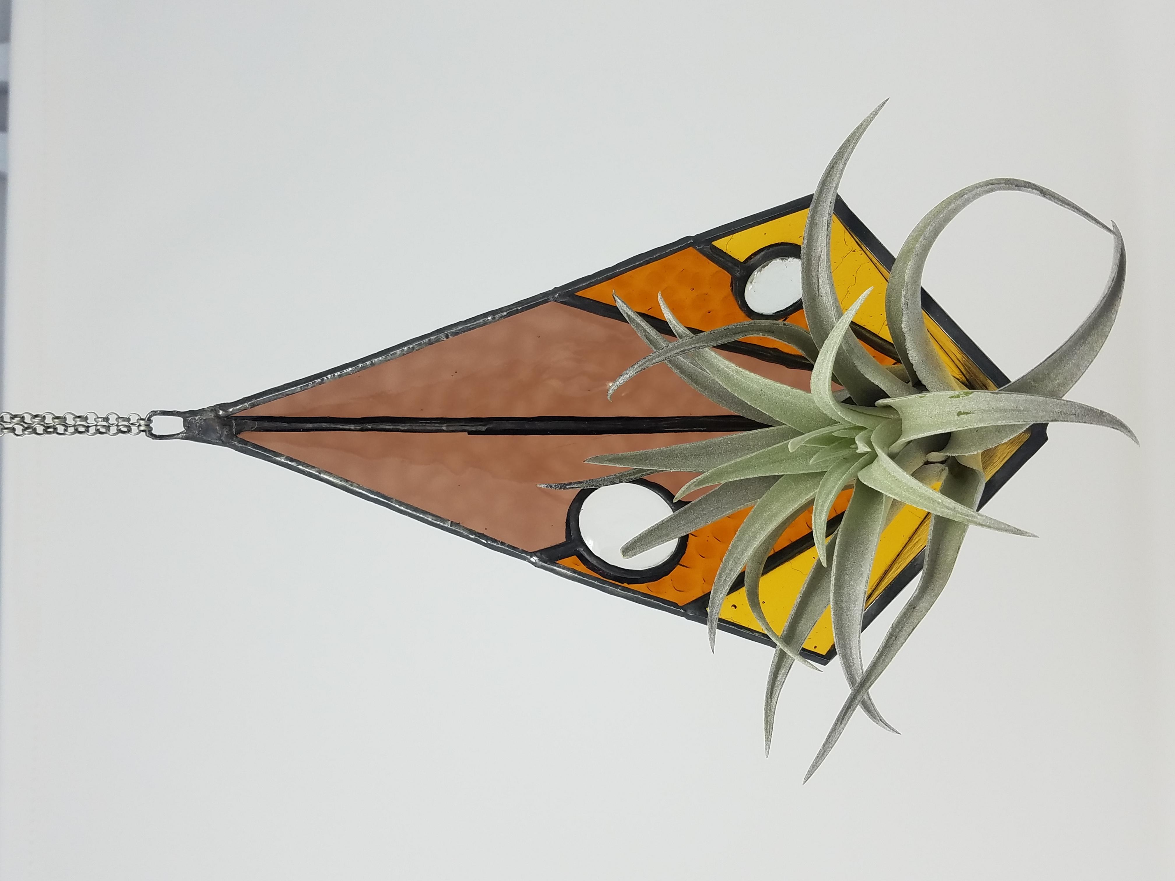 Hanging Stained Glass Air Plant Holder Delphi Artist Gallery