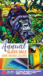 Delphi Glass retail catalog cover