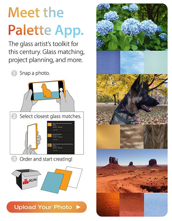 The Palette App by Delphi Glass