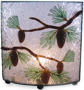 Pine Cone Lamp