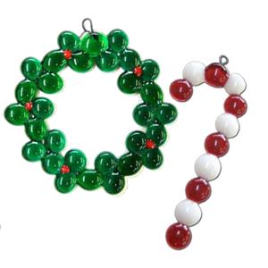 1-2-3 Pebble Ornaments