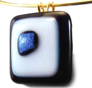 Ebony And Ivory Pendant