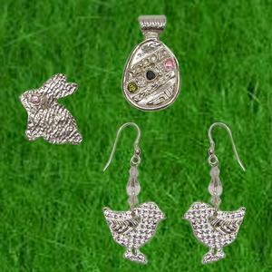 Fine Silver Egg-cessories