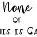 None of This is Cake
