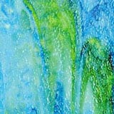 Uroboros Aqua, Sea Green and White Granite