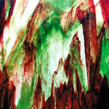 Youghiogheny Ice White, Dark Green, Red Stipple