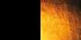 10 x 16 Bullseye Black Opal Gold Iridized Thin - 90 COE