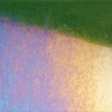 10 x 16 Bullseye Light Aventurine Green Transparent Rainbow Iridized Thin - 90 COE