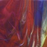 16 x 20 Bullseye Cranberry Pink, Royal Blue, Spring Green Streaky - 90 COE