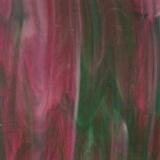 16 x 20 Bullseye Cranberry, Emerald, White Opal Streaky - 90 COE
