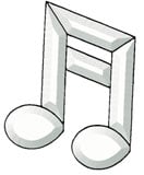 Double Music Note Cluster