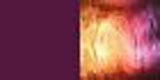 16 x 20 Bullseye Deep Plum Rainbow Iridized Thin - 90 COE