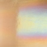 16 x 20 Bullseye light bronze rainbow Iridized thin 90 COE