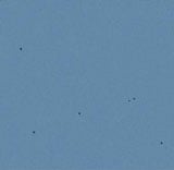 20 x 32 Bullseye Steel Blue Transparent Double Rolled - 90 COE