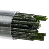 2Mm Light Aventurine Green Transparent Stringers - 90 COE