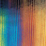 10 x 16 Bullseye Black Opal Rainbow Iridized Accordion - 90 COE