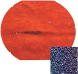 Full Sheet Cyan/ Dark Dark Red On Clear Granite Ripple - 90 COE