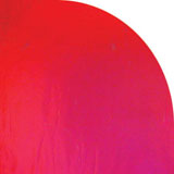 1/4 Sheet Apple Red On Thin Black - 96 COE