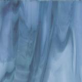 16 x 20 Bullseye Powder Blue Opal, Marine Blue Streaky - 90 COE