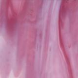 16 x 20 Bullseye White Opal, Pink Opal Streaky - 90 COE