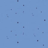 10 x 16 Bullseye True Blue Transparent Thin - 90 COE