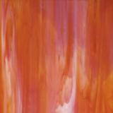 10 x 16 Bullseye Red Opal, White Streaky - 90 COE