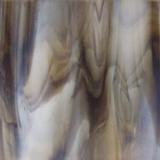 10 x 16 Bullseye White, Dark Brown Streaky - 90 COE