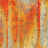 Uroboros Brandied Peach on White and Orange Mottle