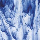 16 x 20 Bullseye Aventurine Blue & Clear Double Rolled Streaky - 90 COE