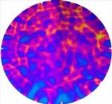 Green / Magenta Blue Aurora Borealis on Thin Clear - 90 COE