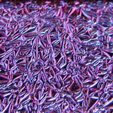 Green / Magenta Blue On Thin Clear Crinklized - 96 COE
