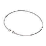 Silver Plated Spiral Choker Neckwire - 2 Pack