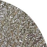 1/4 Sheet Silver on Clear Granite Ripple - 96 COE
