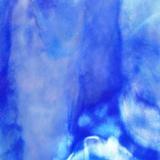18 x 24 Youghiogheny Turquoise, White and Cobalt Blue Opal Stipple