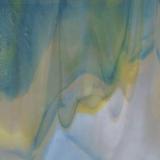 16 x 20 Bullseye White, Forest Green, Caramel Opal Streaky - 90 COE