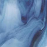 16 x 20 Bullseye White, Turquoise Blue, Midnight Blue Streaky - 90 COE