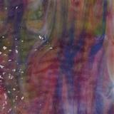 10 x 16 Bullseye Cranberry Pink, Royal Blue, Spring Green, White Streaky Soft Ripple - 90 COE