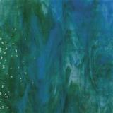 10 x 16 Bullseye Azure Blue Opal, Jade Green Opal, Neo-Lavender Soft Ripple - 90 COE